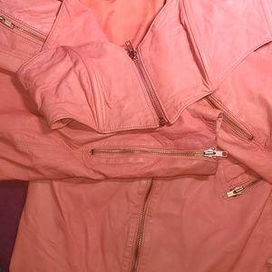 Michael Hoban North Beach Leather Small Lambskin vintage 3 piece suit